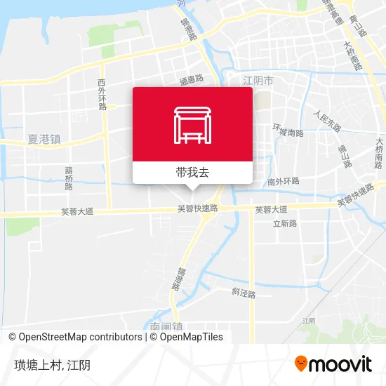 璜塘上村地图