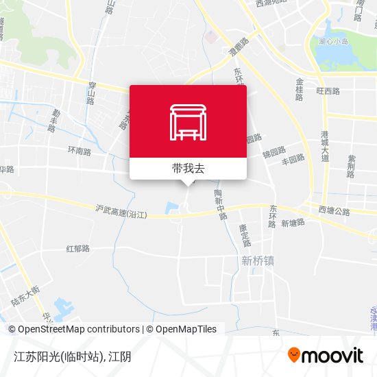 江苏阳光(临时站)地图