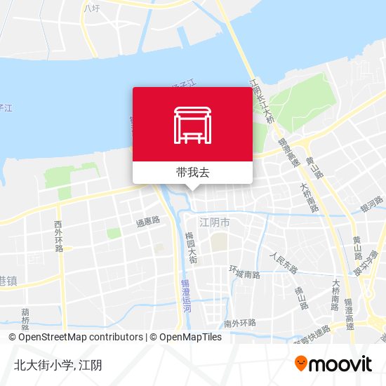 北大街小学地图