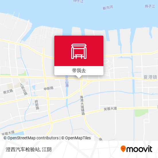 澄西汽车检验站地图
