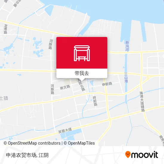 申港农贸市场地图
