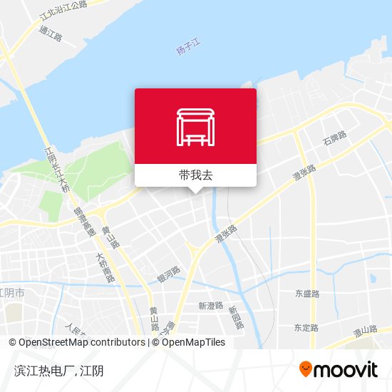 滨江热电厂地图