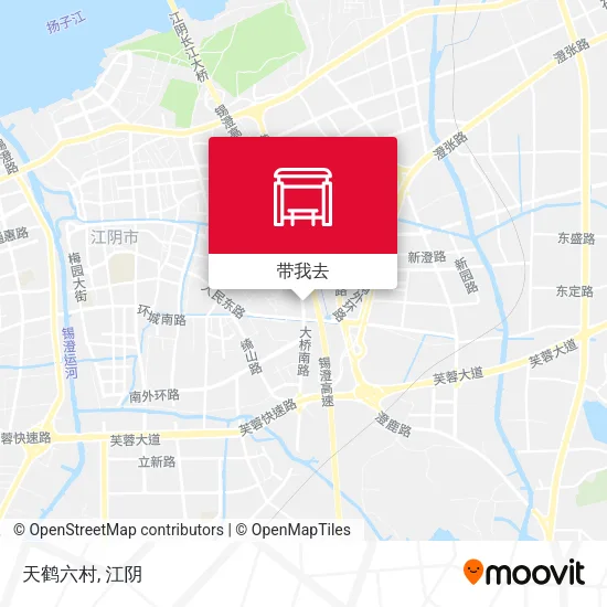 天鹤六村地图