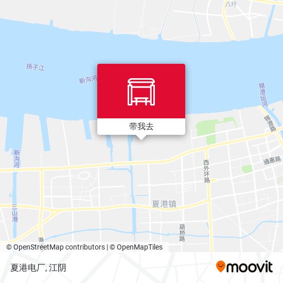 夏港电厂地图