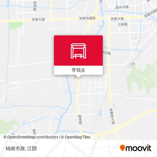 锦南市政地图