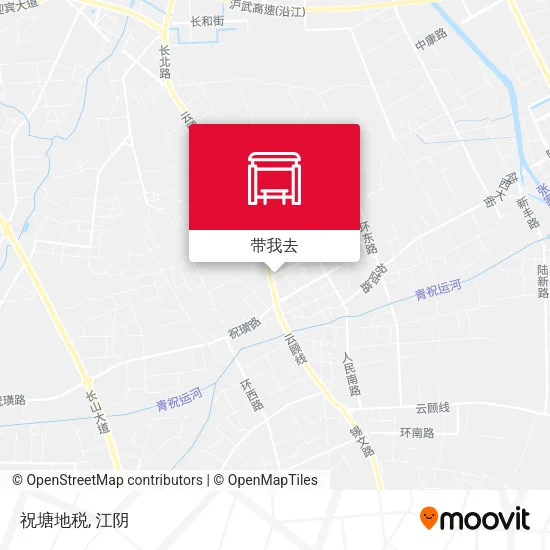 祝塘地税地图