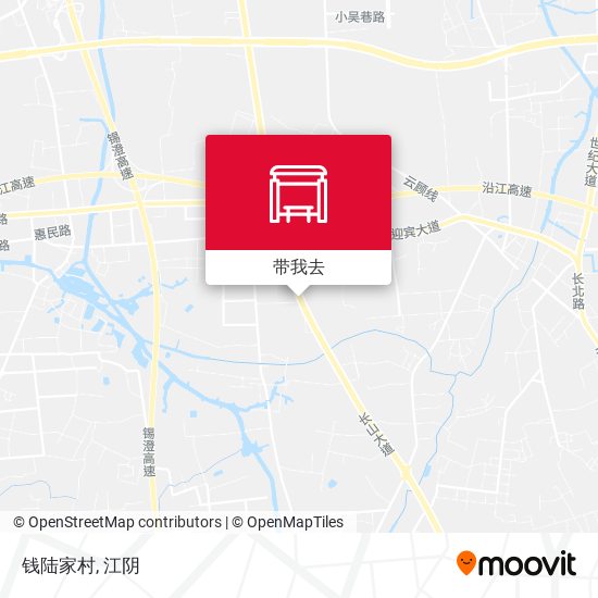 钱陆家村地图