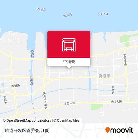 临港开发区管委会地图