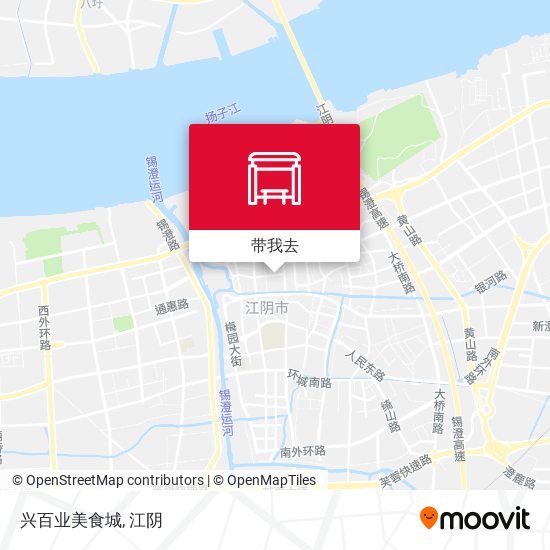 兴百业美食城地图