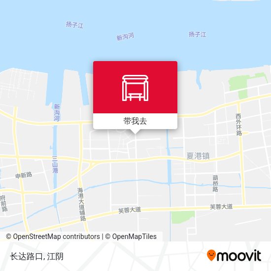 长达路口地图