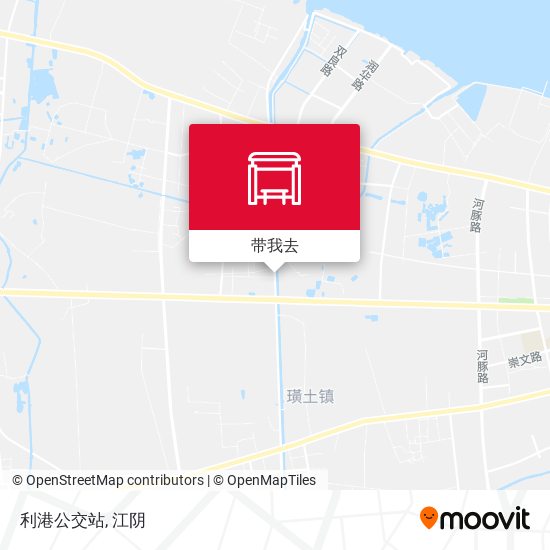 利港公交站地图