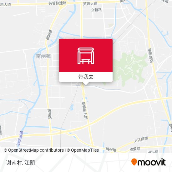 谢南村地图