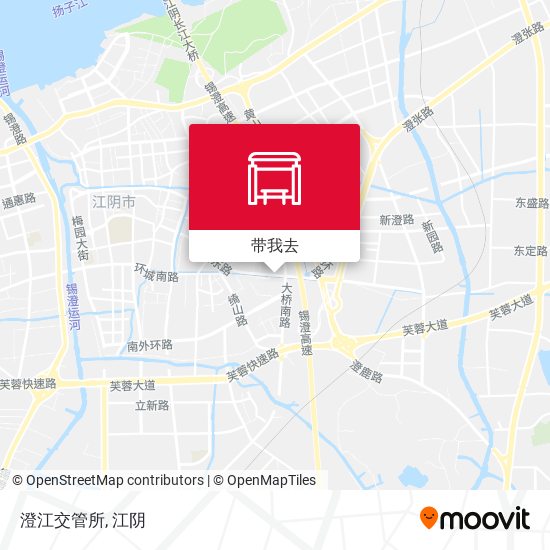 澄江交管所地图