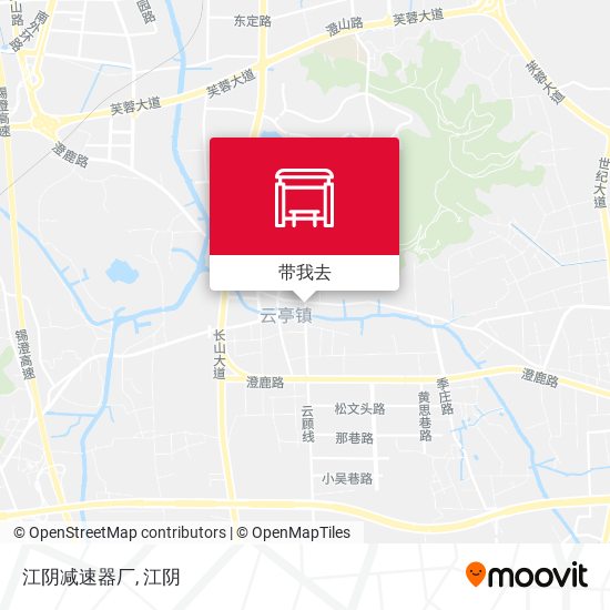 江阴减速器厂地图