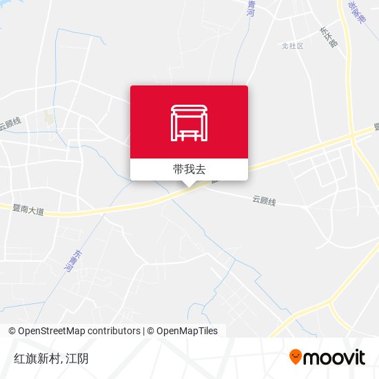 红旗新村地图
