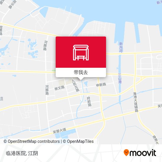 临港医院地图