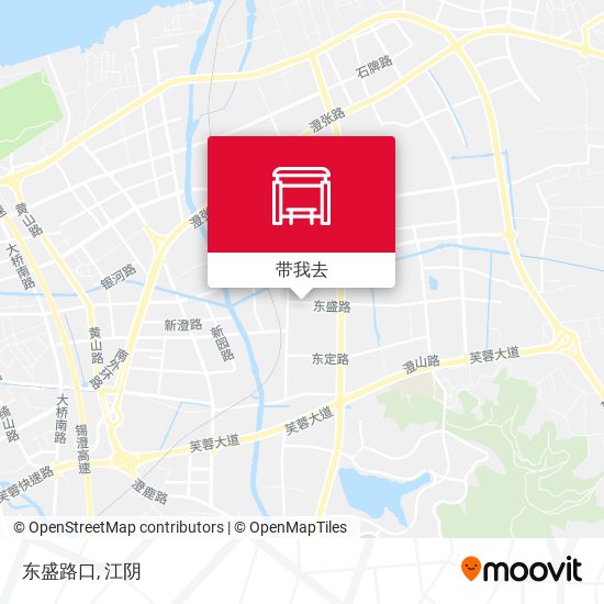 东盛路口地图