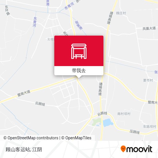顾山客运站地图