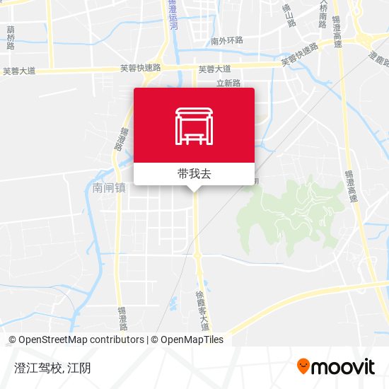 澄江驾校地图