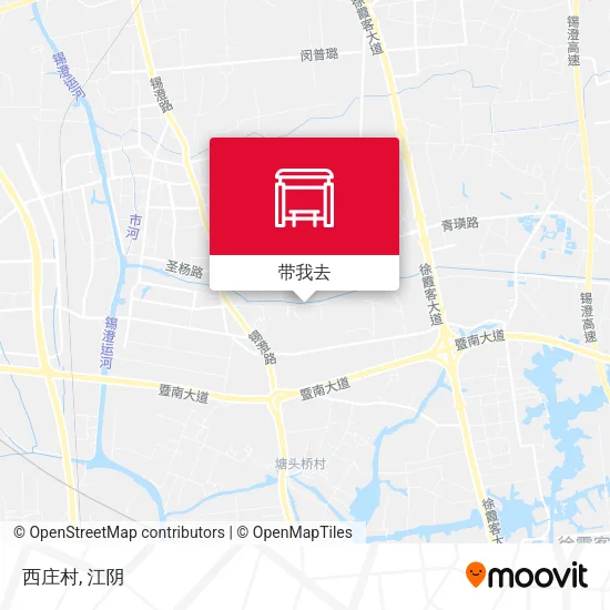 西庄村地图