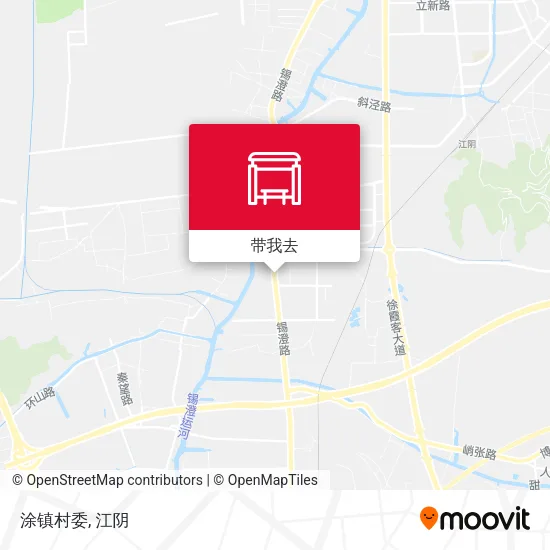 涂镇村委地图