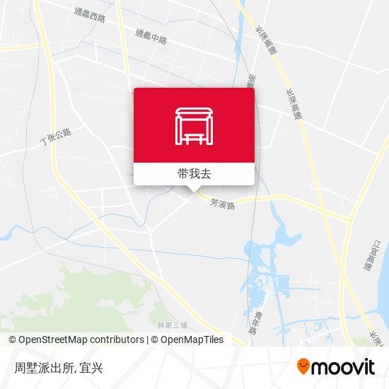 周墅派出所地图