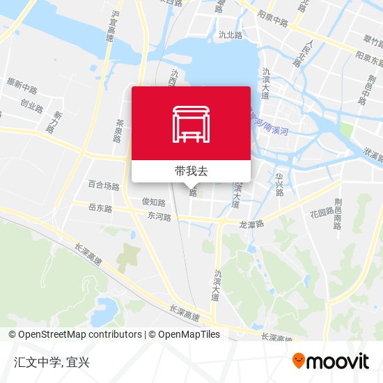 汇文中学地图