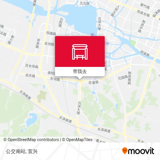 公交南站地图