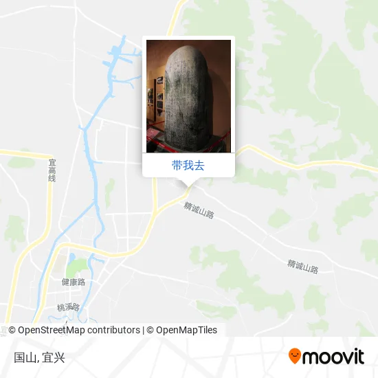 国山地图