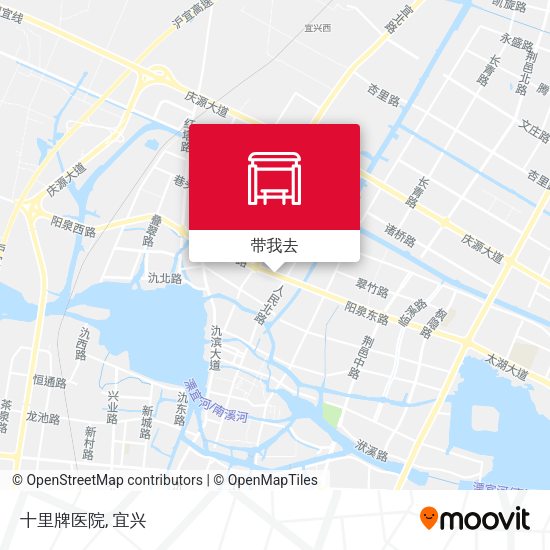 十里牌医院地图