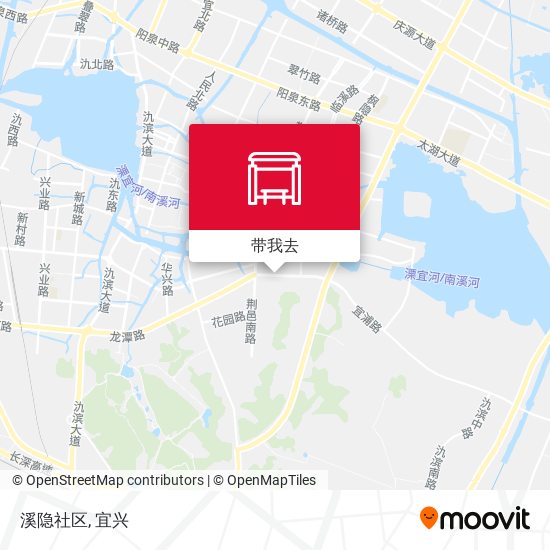 溪隐社区地图