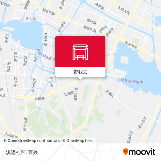 溪隐社区地图