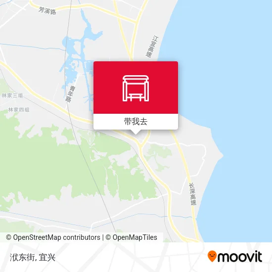 洑东街地图