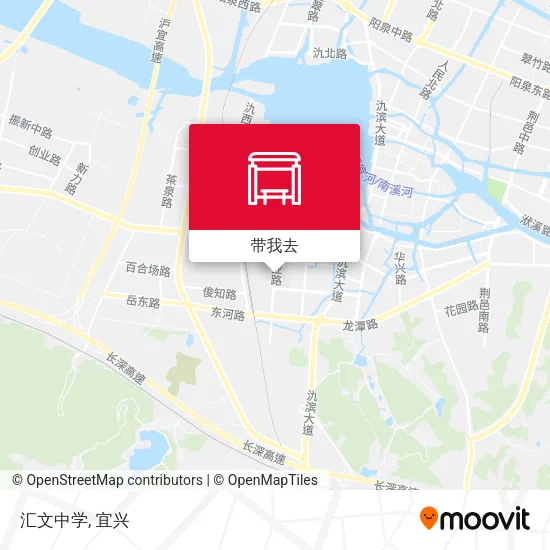 汇文中学地图