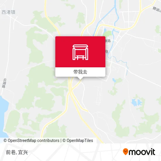 前巷地图