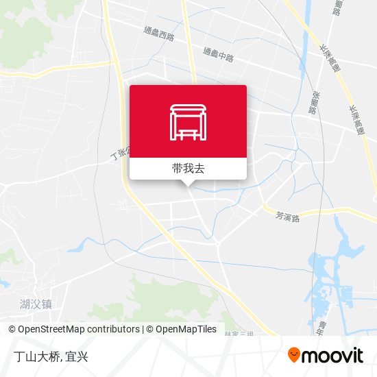 丁山大桥地图