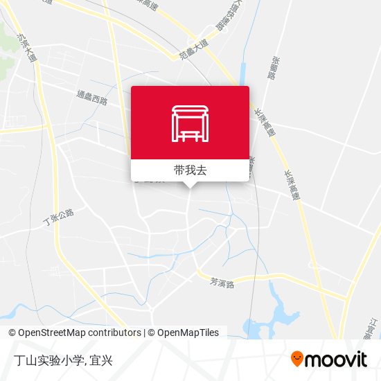 丁山实验小学地图