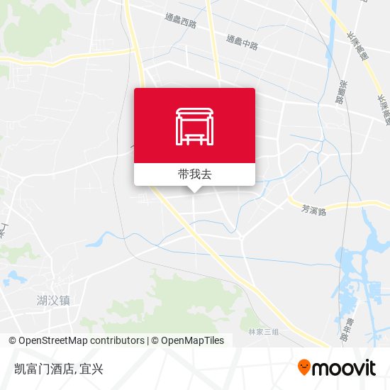 凯富门酒店地图