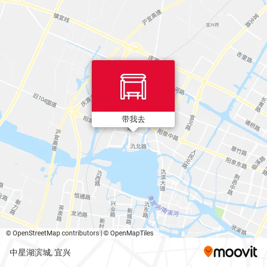 中星湖滨城地图