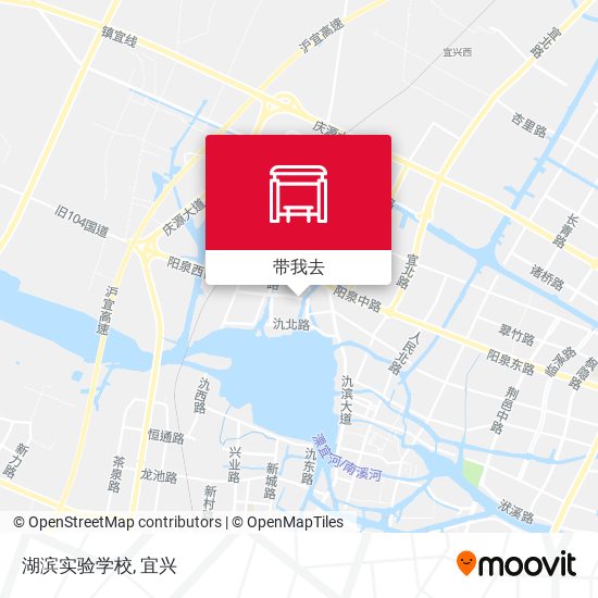 湖滨实验学校地图