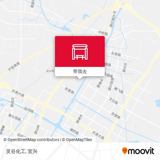 灵谷化工地图