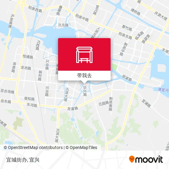 宜城街办地图