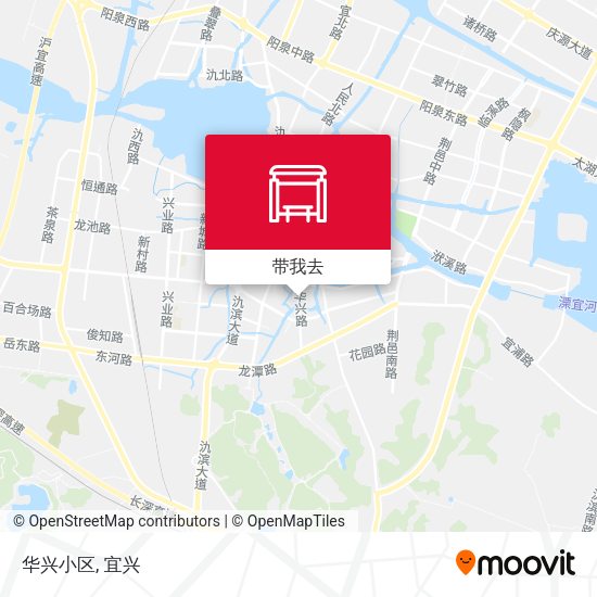 华兴小区地图