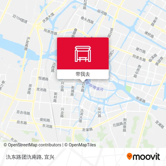 氿东路团氿南路地图
