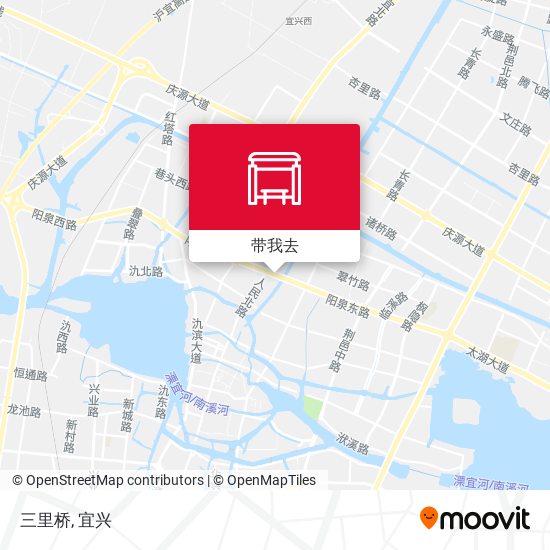 三里桥地图