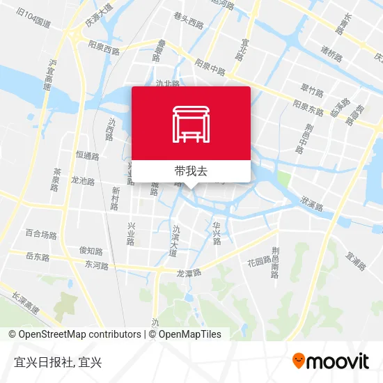宜兴日报社地图