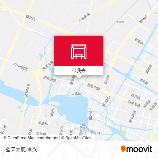 蓝天大厦地图