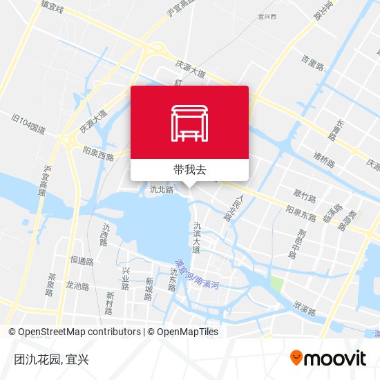 团氿花园地图