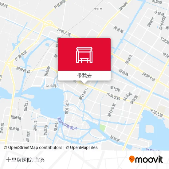 十里牌医院地图