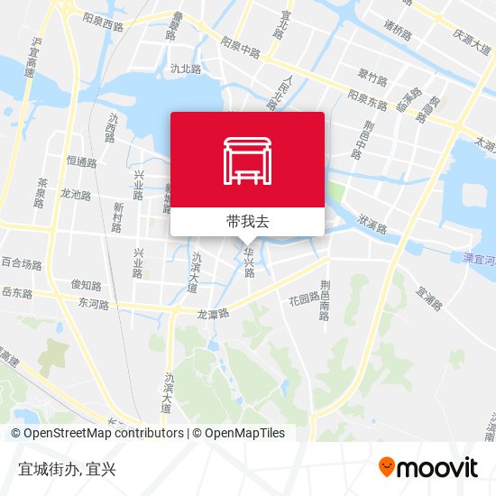 宜城街办地图